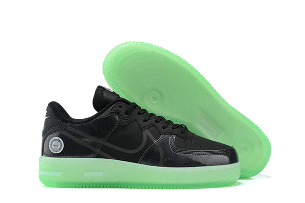 Men's Air Force 1 Green/Black Shoes 097